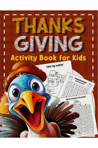 Thanksgiving Activity Book For Kids